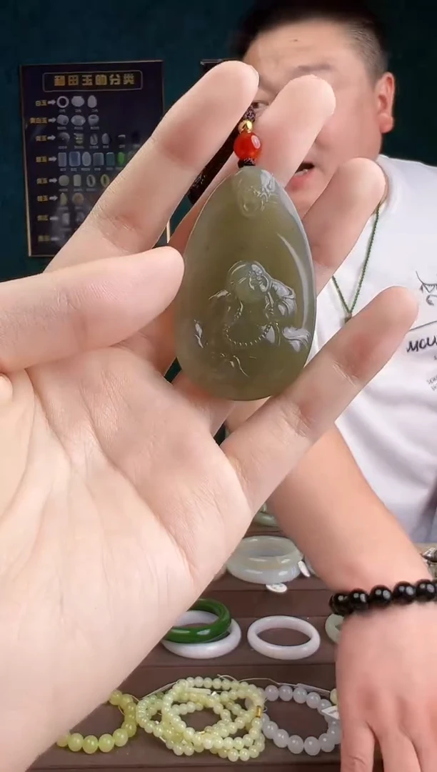 和田玉未镶嵌颈饰多样性发货 拍一单发一个