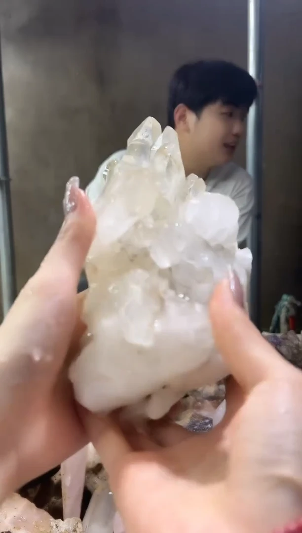 未镶嵌大型摆件（非配饰）水晶204白水晶簇