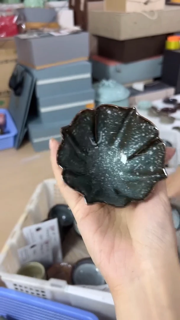 龙泉云间青瓷小米茶器