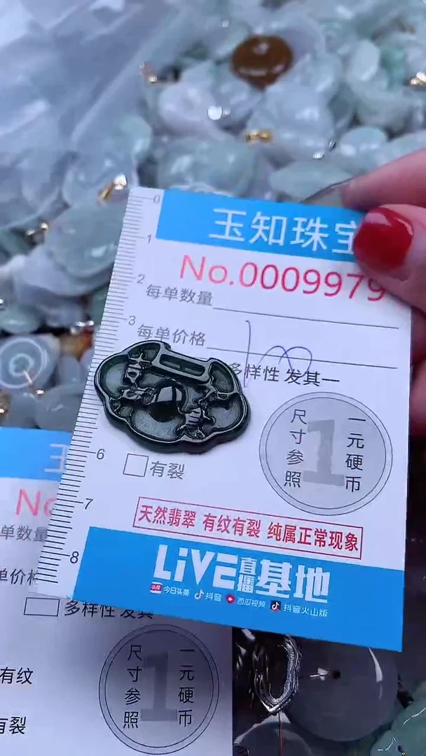 吊坠(不含链)未镶嵌翡翠9979