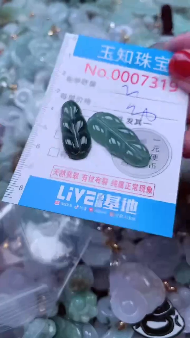 吊坠(不含链)未镶嵌翡翠7319