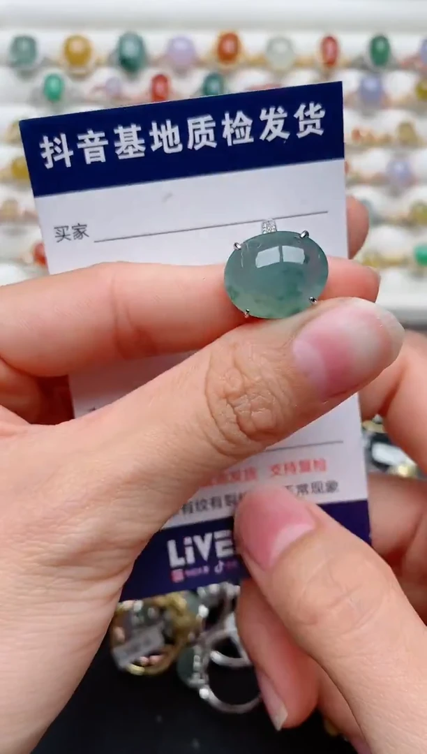 【闪购商品】翡翠戒指银S925镶嵌...........