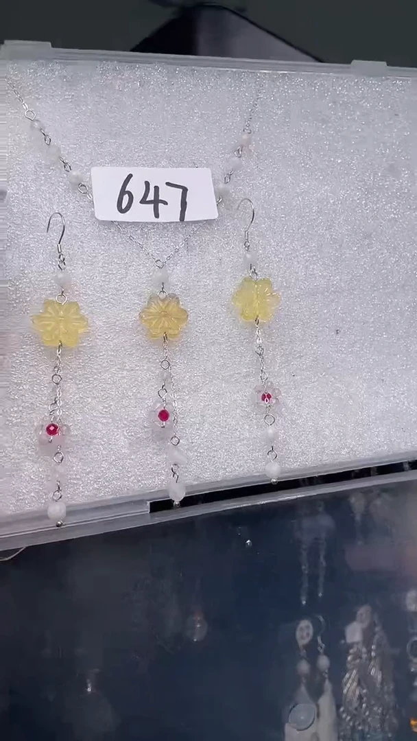 紫晶耳饰银S925镶嵌喜欢拍