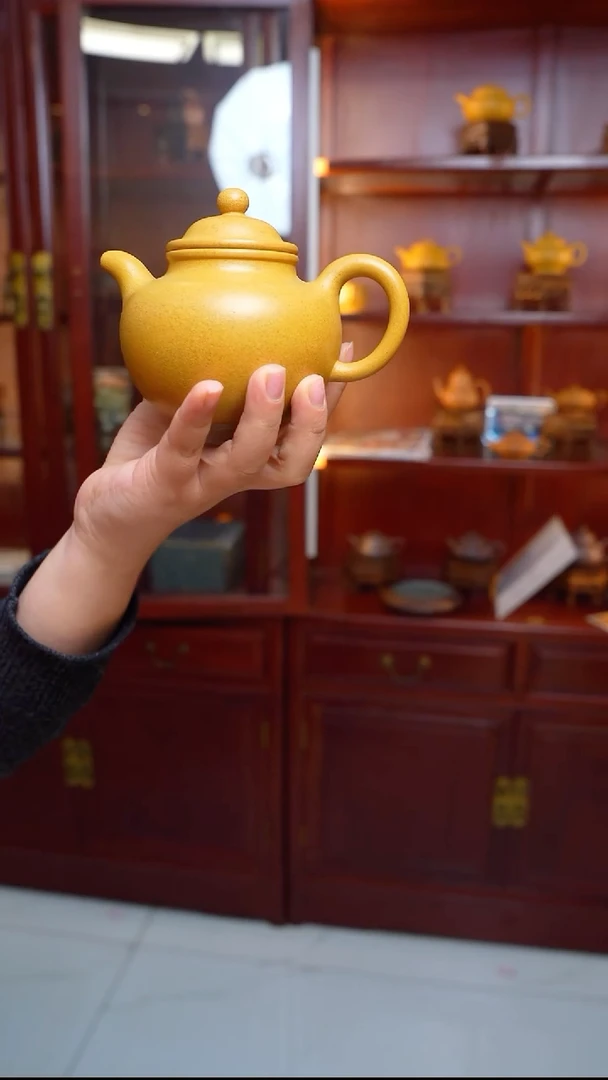 茶壶紫砂金林传砂 掇球