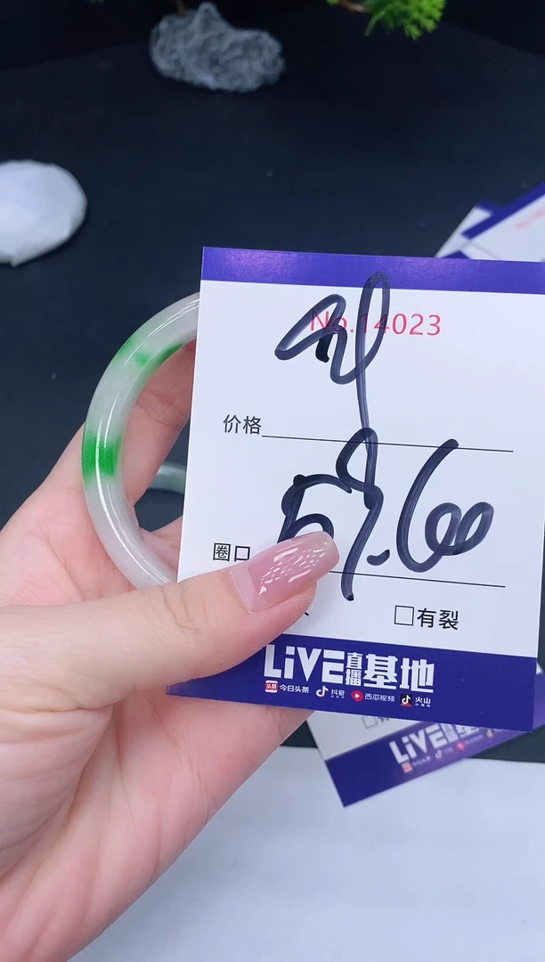 未镶嵌手镯翡翠14023