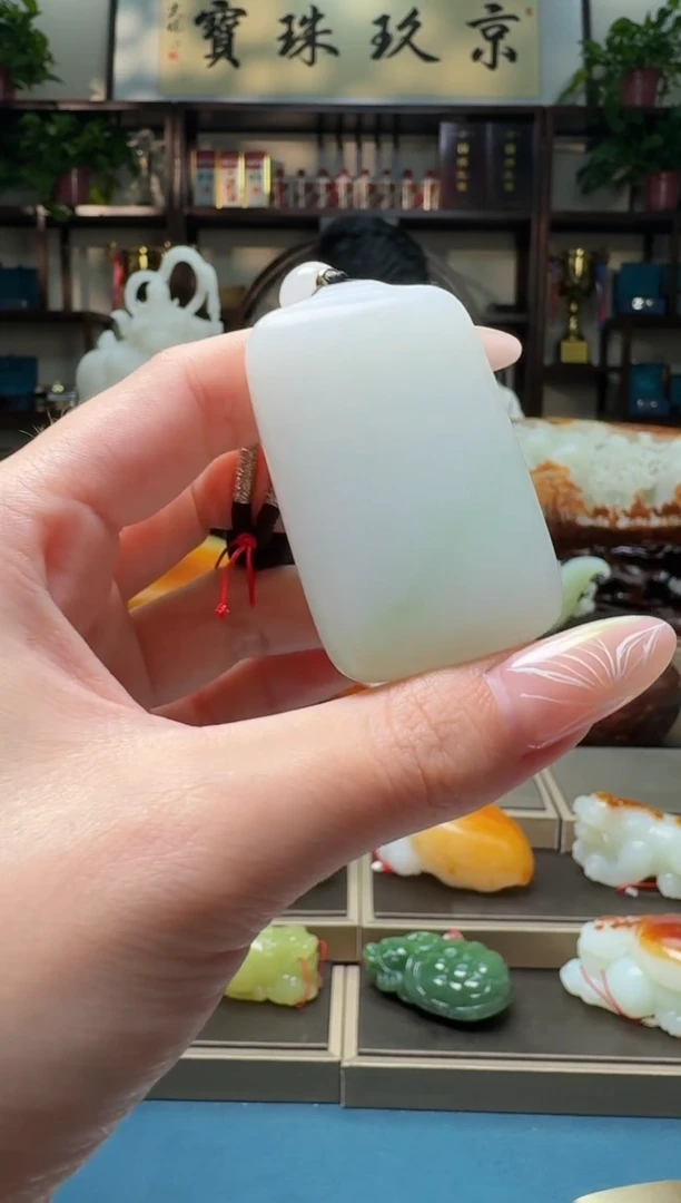 和田玉未镶嵌挂件cq