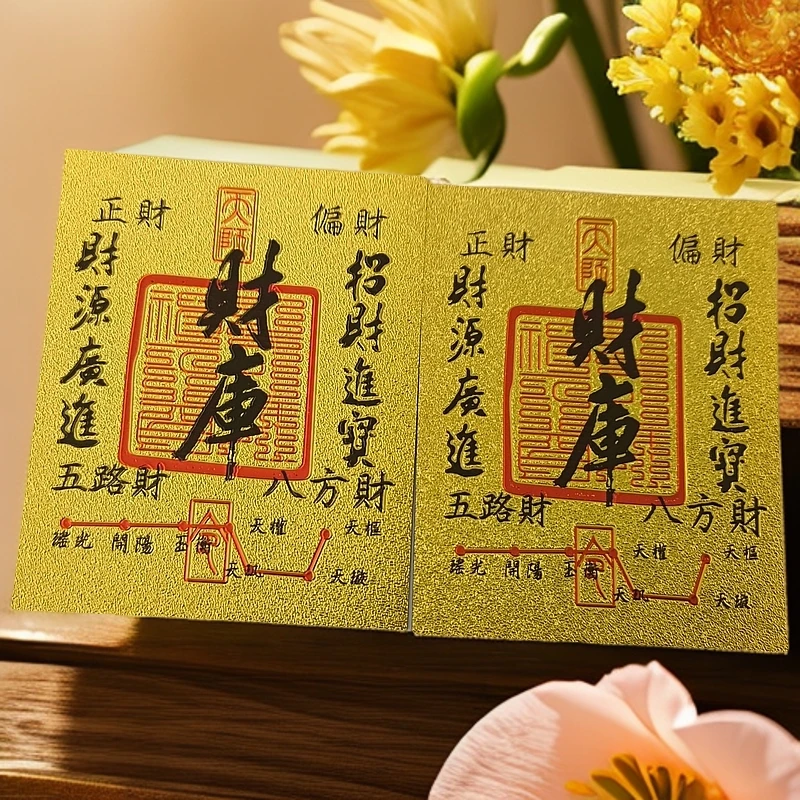 20张/10张/5张/1张【】手机贴饰寓意财库 家居创意饰品