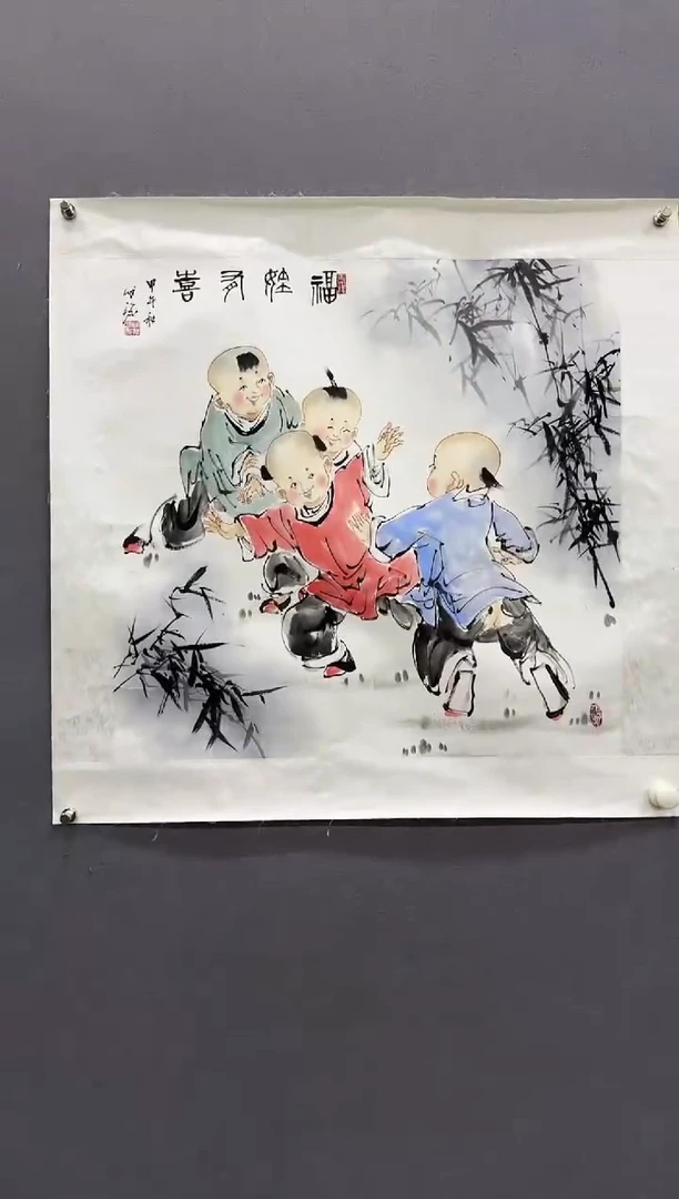国画陈发源-国画人物4平尺