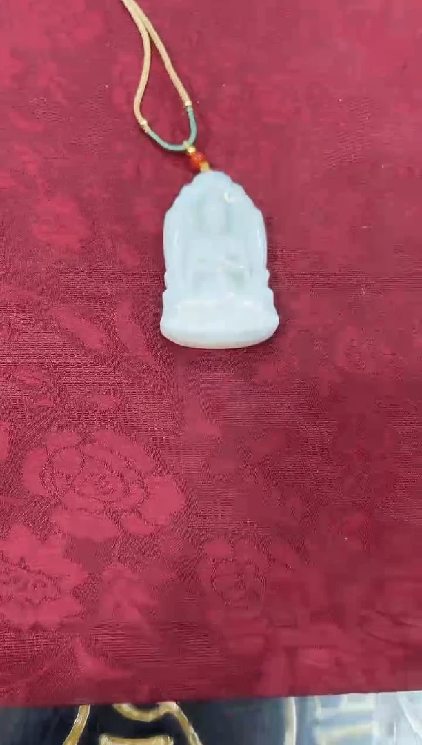 和田玉未镶嵌颈饰【晋博雅物】【玉器】观音牌001