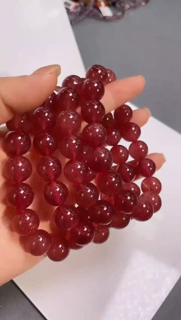 未镶嵌手串石英质玉/646多样性发一件