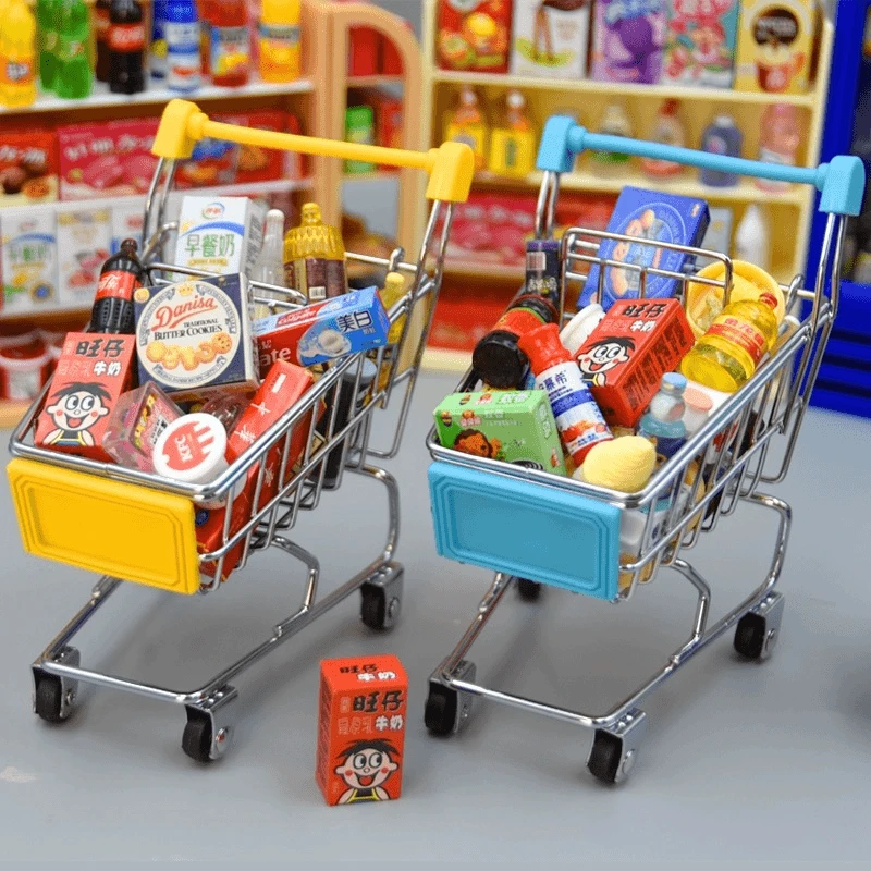 福利热销迷你仿真小超市创意玩具DIY微缩食玩饮料模型