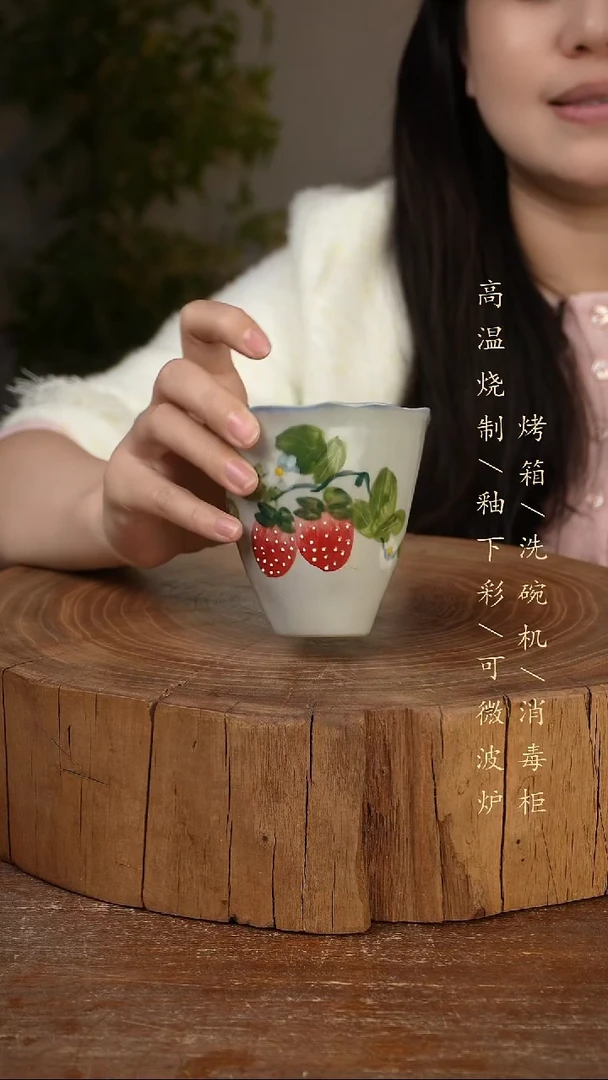 碗瓷景德镇手工手绘高温瓷釉下彩