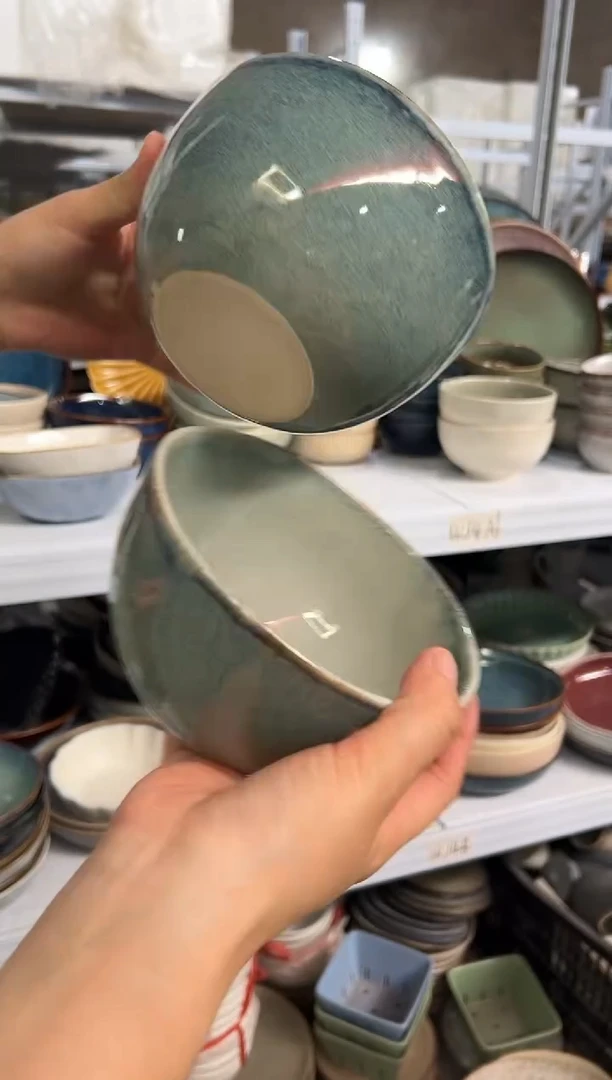 陶瓷外贸尾货瑕疵满20包邮特价孤品清仓X 2面碗