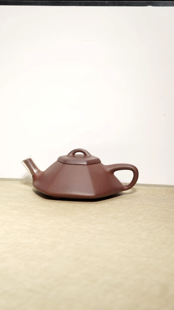 茶壶底槽青六方合瓢150瑕疵壶