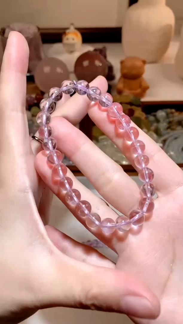 未镶嵌手链水晶玻利维亚紫晶手串 多样性发一