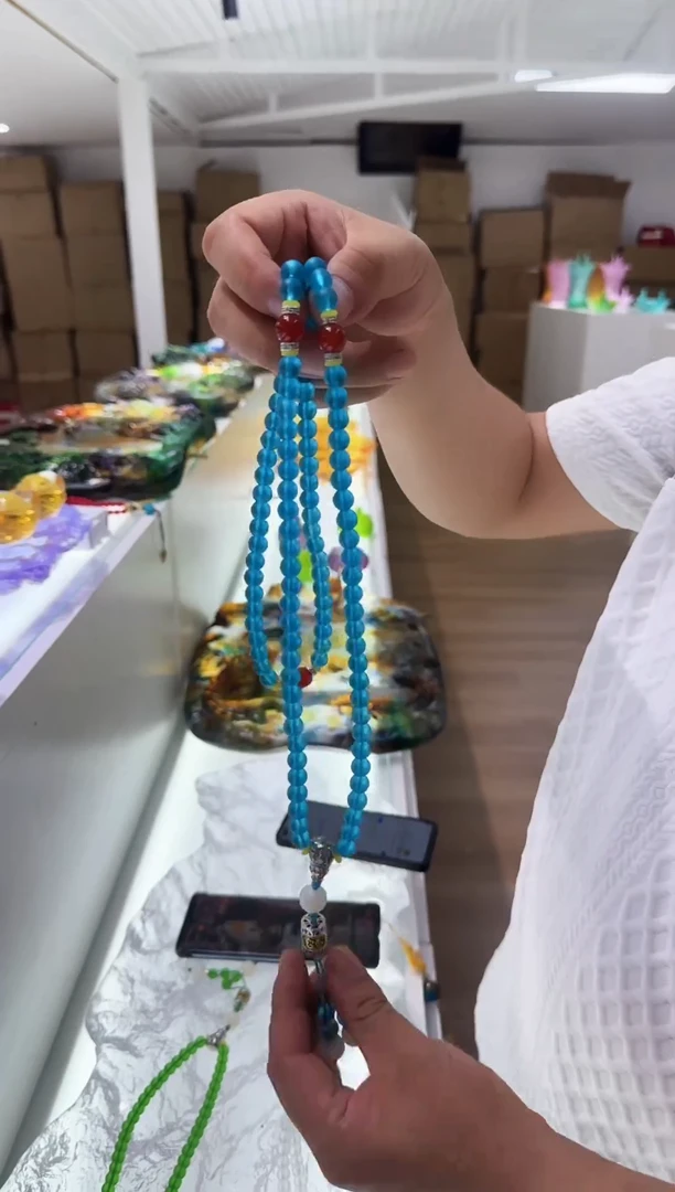 手工艺品琉璃古法琉璃蓝色