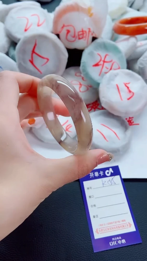石英质玉手镯未镶嵌K55-56-57