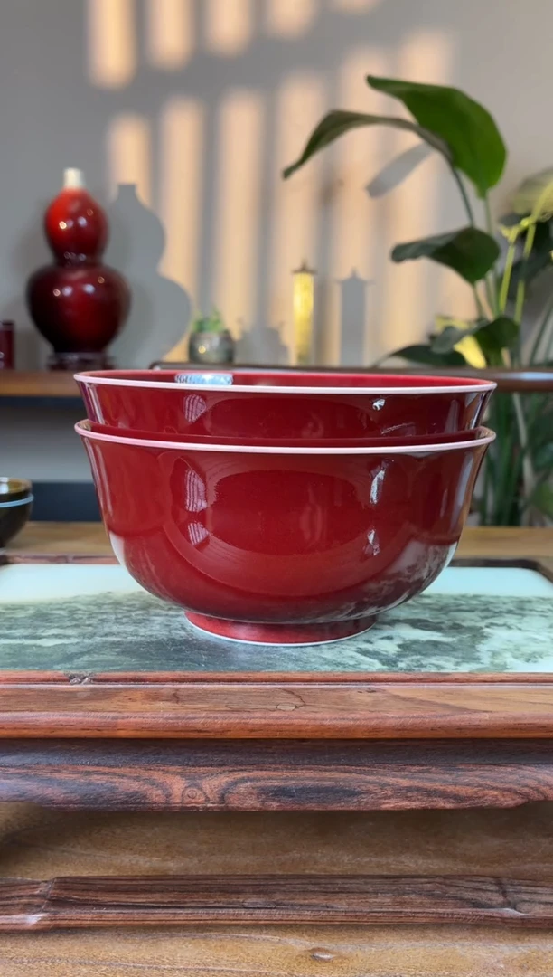 瓷片季红手工面碗景德镇上庄陶瓷景德镇