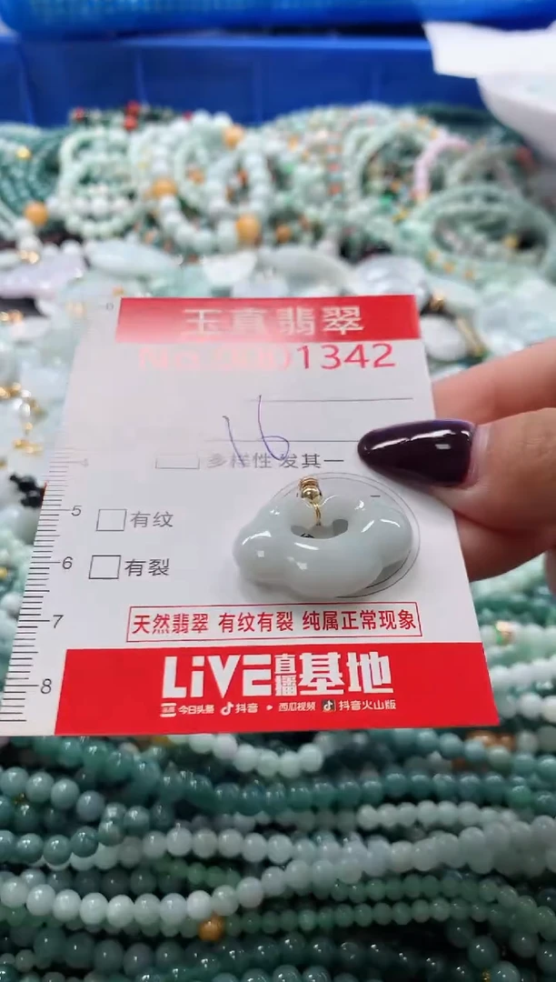 吊坠(不含链)未镶嵌翡翠1342