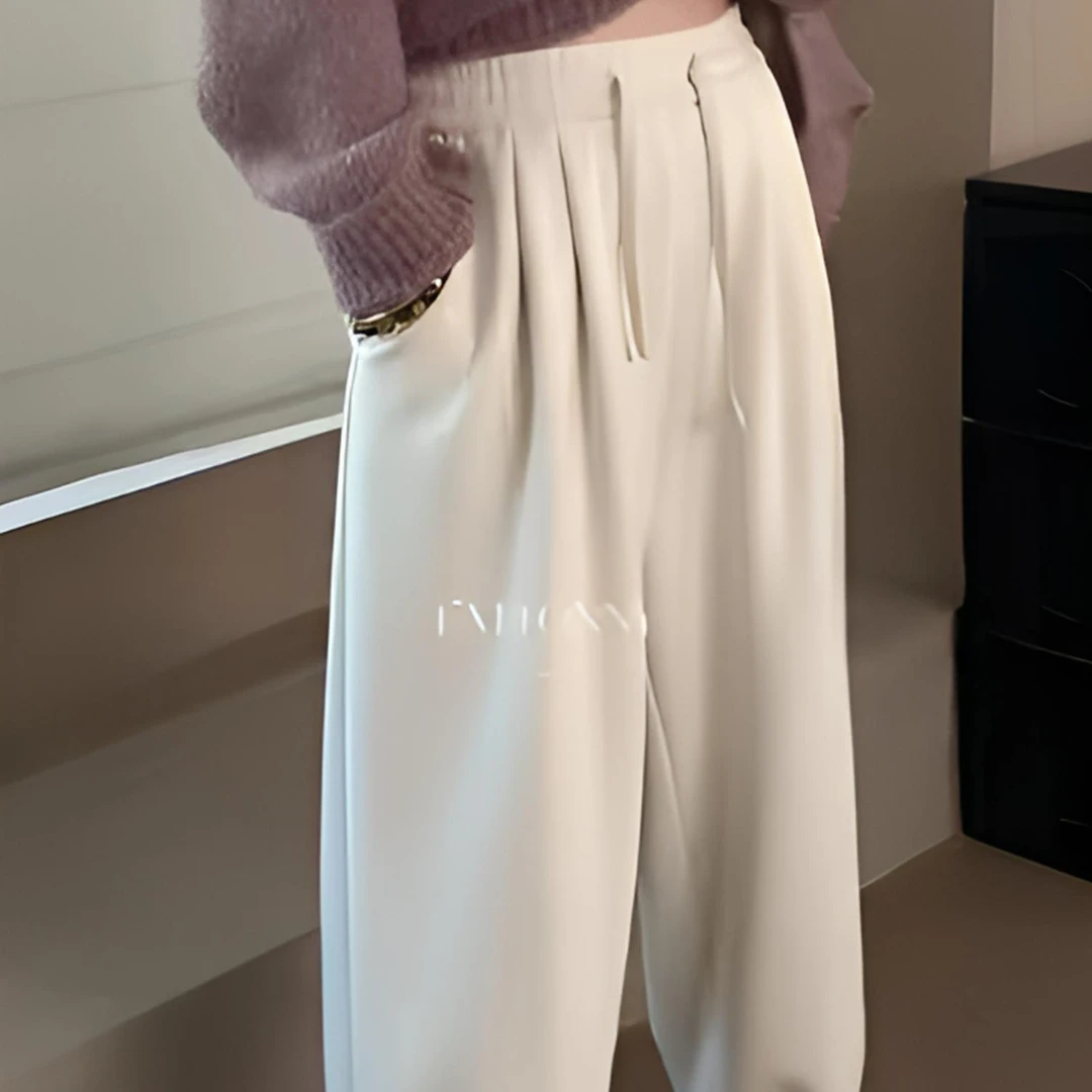 493秋冬款潮流女士弯刀裤L012