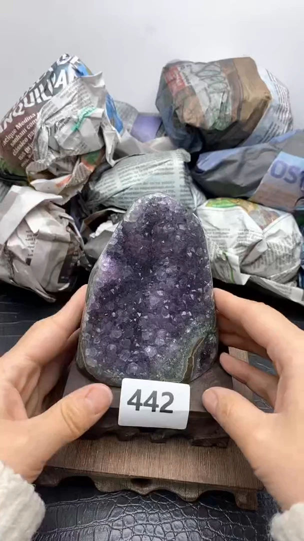 【闪购商品】紫晶1未镶嵌442号摆件