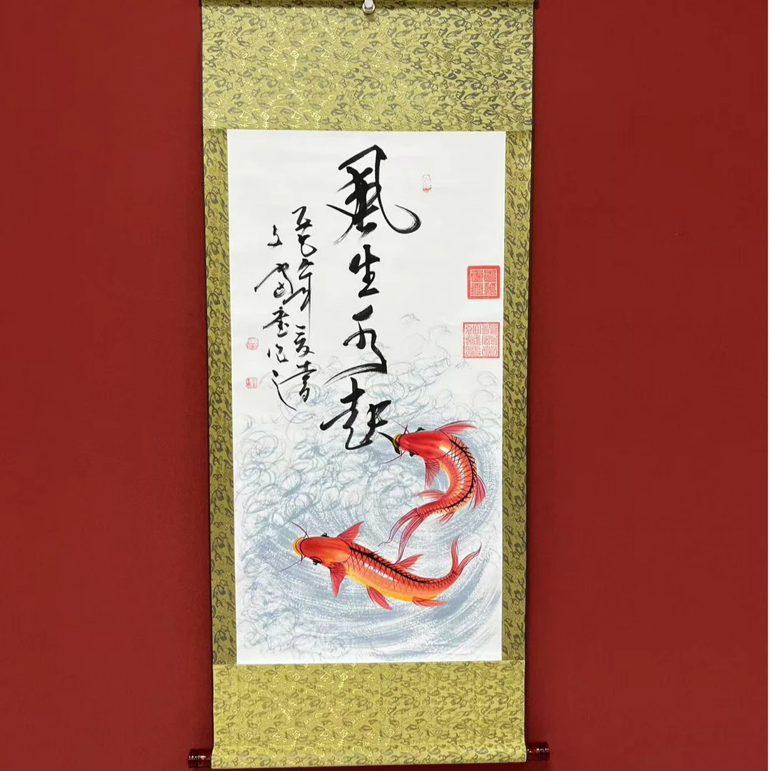 张文富国画链接——《风生水起》