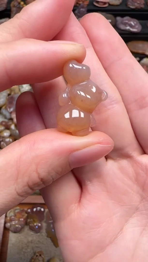 颈饰未镶嵌硅化珊瑚（珊瑚玉）581