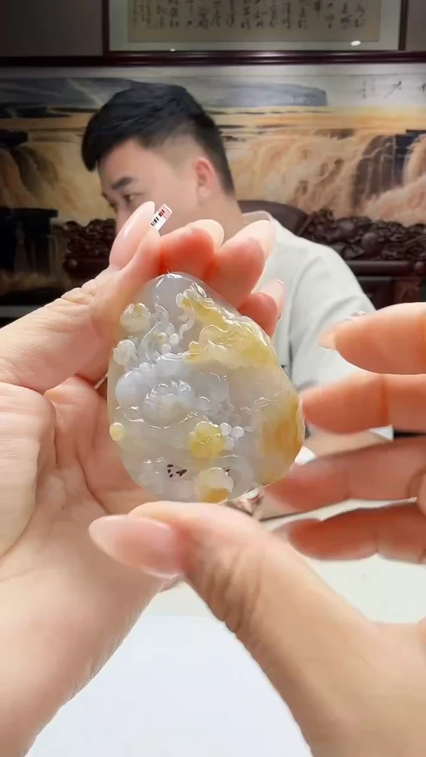 翡翠未镶嵌吊坠(不含链)222