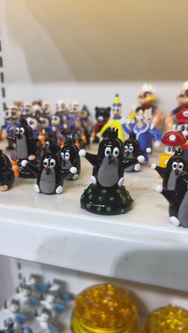 手工艺品琉璃鼹鼠+兔腿