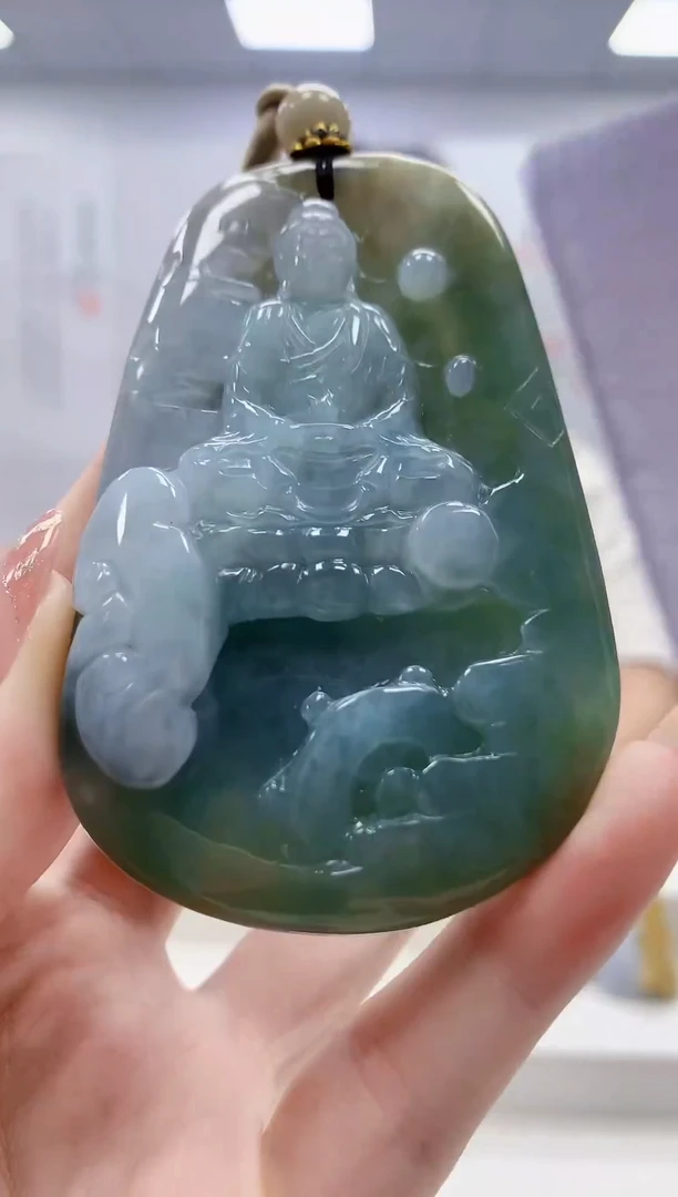 未镶嵌定制翡翠4917jw-毛货挂件22