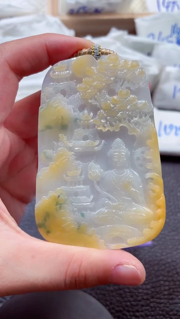 颈饰未镶嵌翡翠00000153大势至