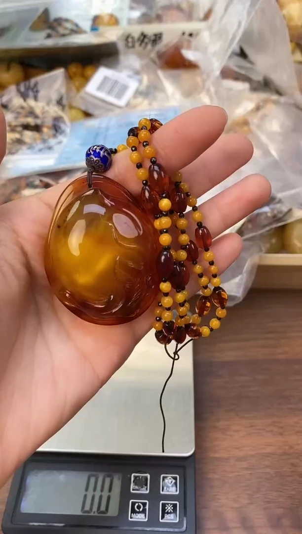 裸石琥珀未镶嵌天然琥珀蜜蜡