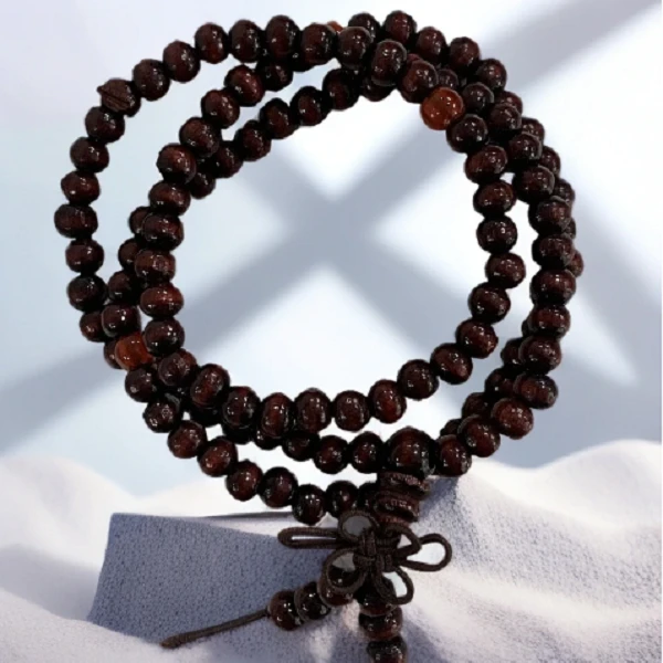 108籽木质手串男女款情侣XO