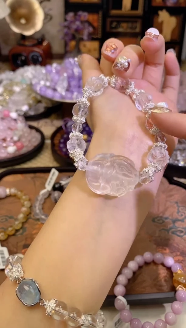 【闪购商品】水晶手链未镶嵌1280手串