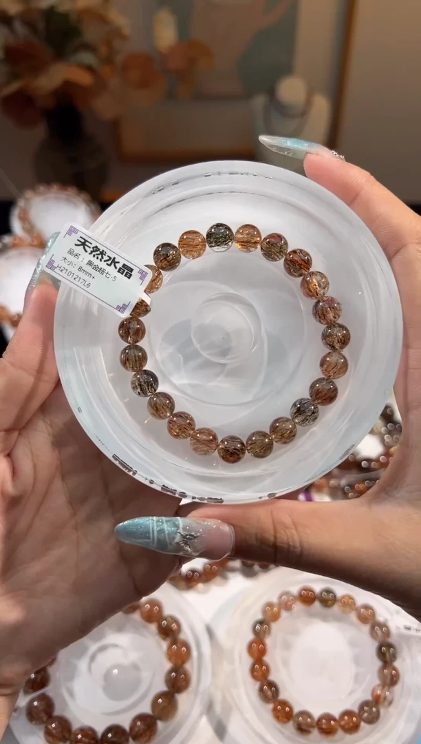 水晶手链未镶嵌顺发毕业黑金超七8