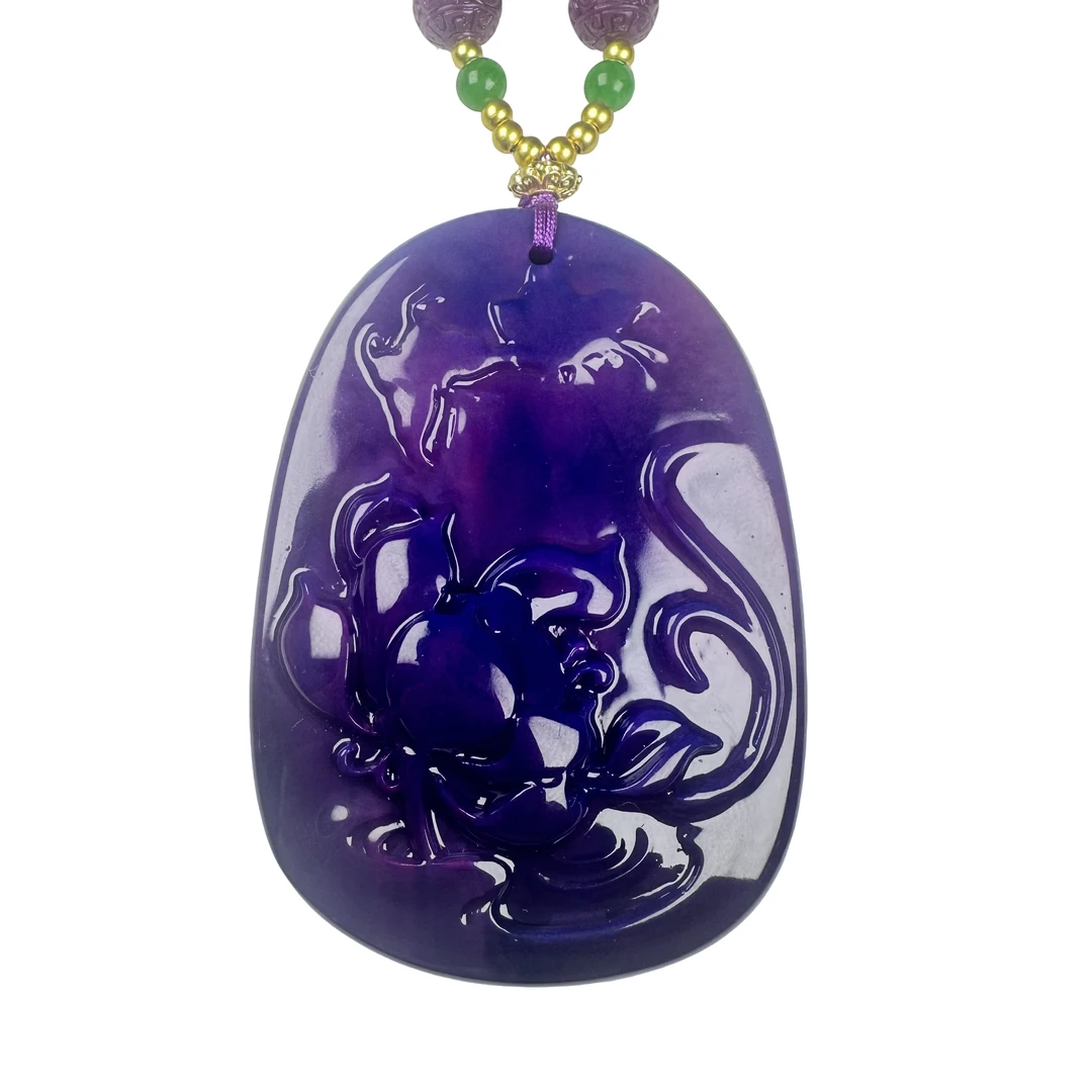 K028轻奢帝 皇 蓝无事牌吊坠 多样性发其一