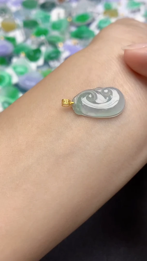 翡翠未镶嵌颈饰天然缅甸a货翡翠百元以上9元证书费自理