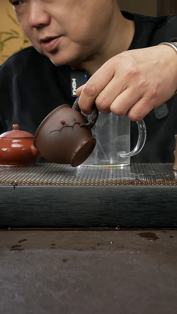 【闪购商品】紫砂茶壶梅花 主人杯100cc 001