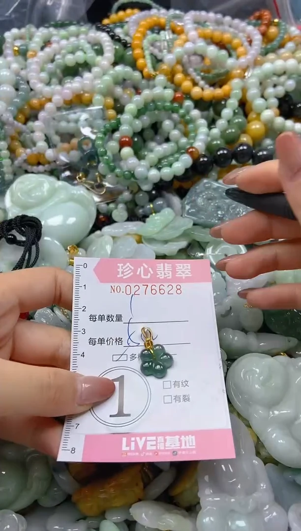 翡翠未镶嵌颈饰闪购0276628多样性发其一