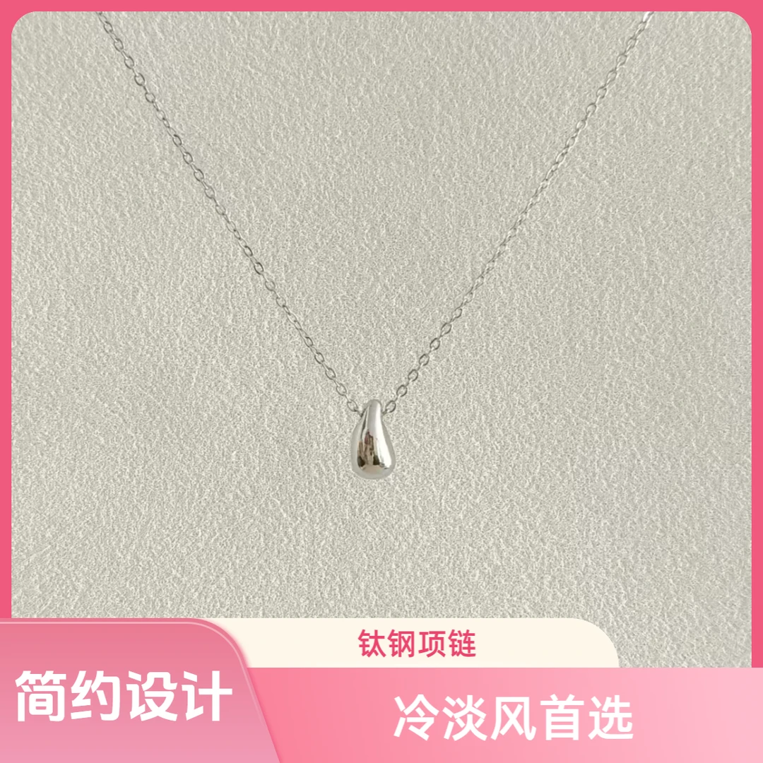 钛钢项链 2025秋冬钛钢简约锁骨链小众女款气质明星同款饰品
