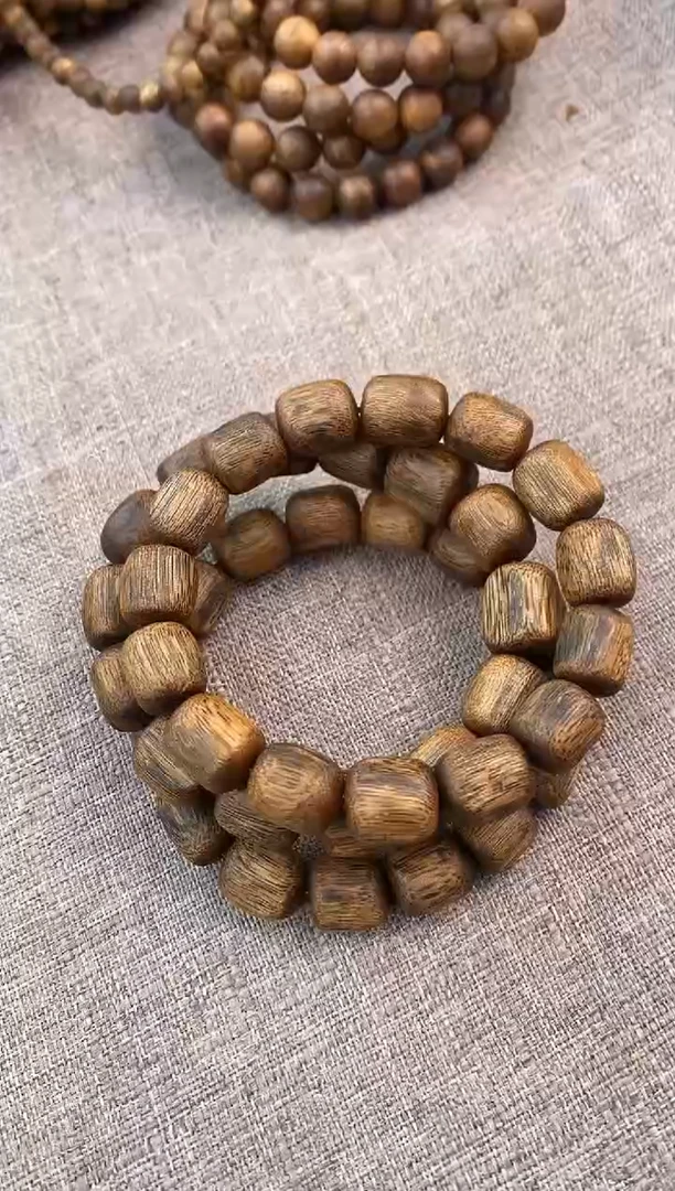 【闪购商品】沉香手串随型桶珠单圈棋楠手串多样性发三