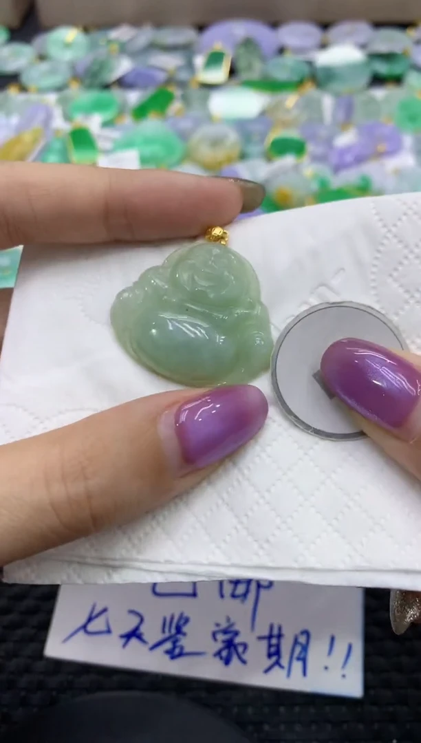 颈饰未镶嵌翡翠天然缅甸翡翠A货