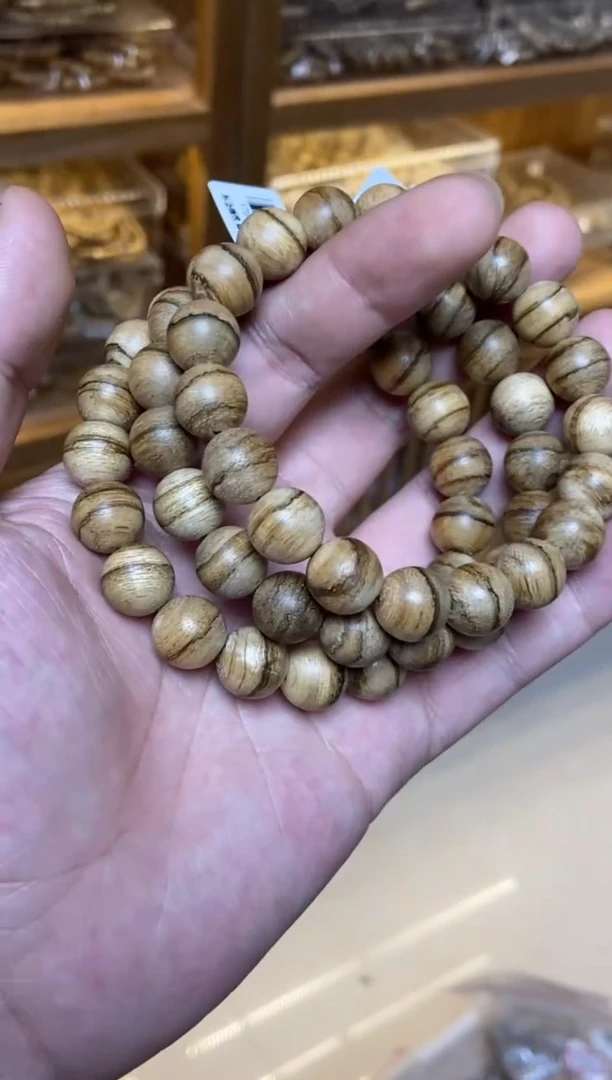 沉香手串达拉干圆珠单圈虎皮纹1.1多样性发其一