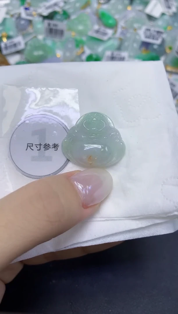 颈饰未镶嵌翡翠天然缅甸翡翠A货百元以上9元证书费自理