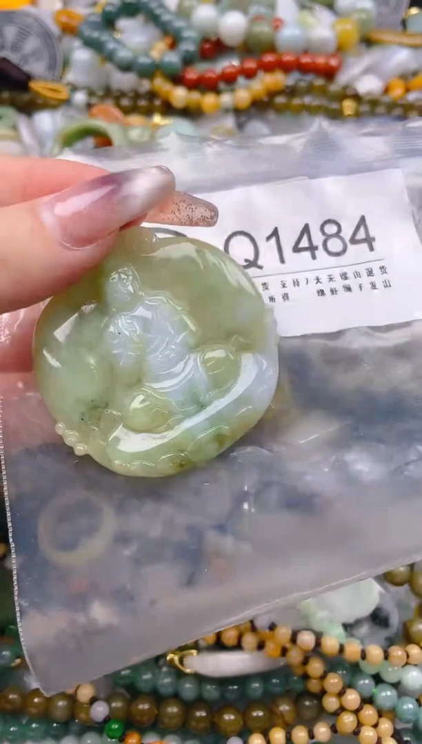 【闪购商品】翡翠颈饰未镶嵌/Q/翡翠A货一图一物