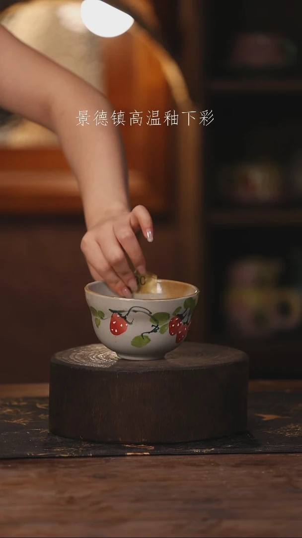 陶瓷景德镇高温釉下手绘陶瓷130
