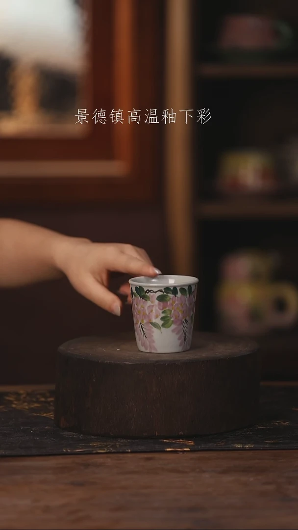 陶瓷景德镇高温釉下手绘陶瓷229