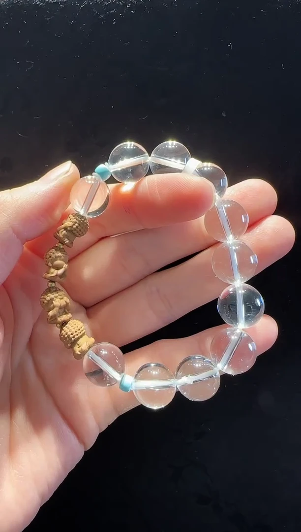 未镶嵌手串水晶四不佛款