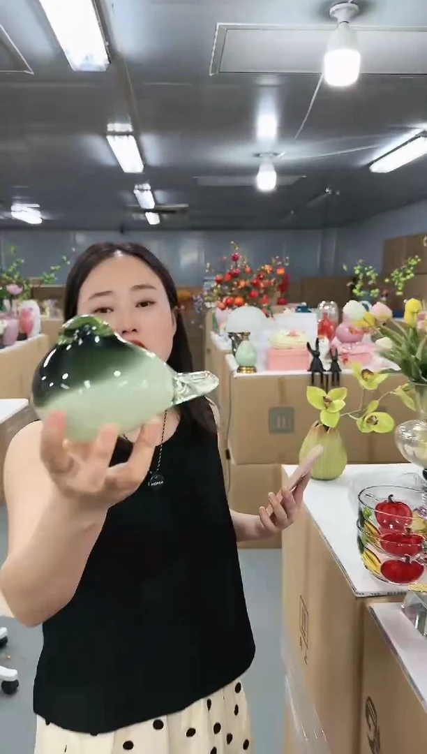 花间集水晶琉璃摆设    鸟