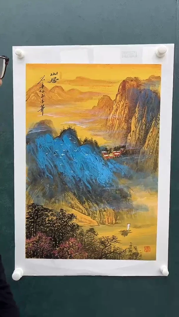 国画刘用华-2.7平尺-山水